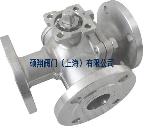 高平臺三通法蘭球閥Q44F/Q45F